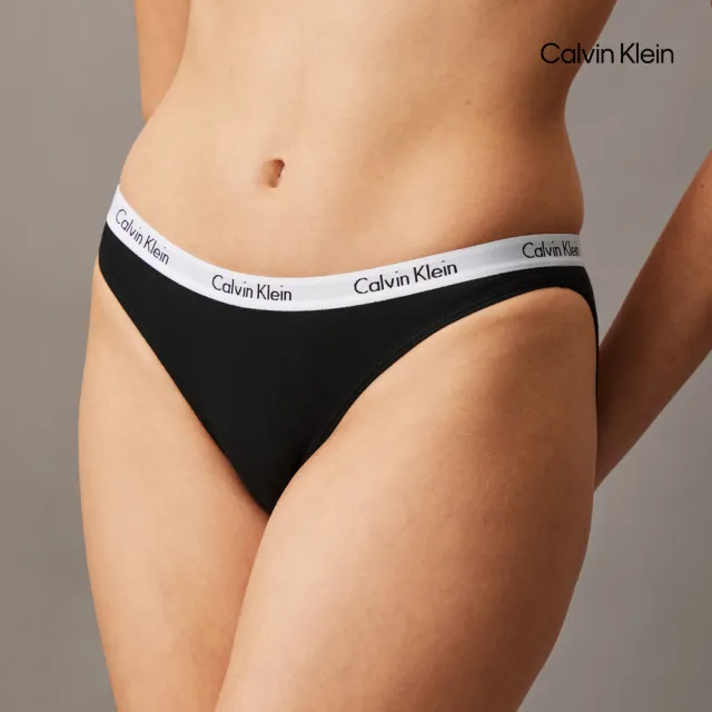 【CALVIN KLEIN】官方旗艦館 CK Carousel 比基尼內褲_黑色