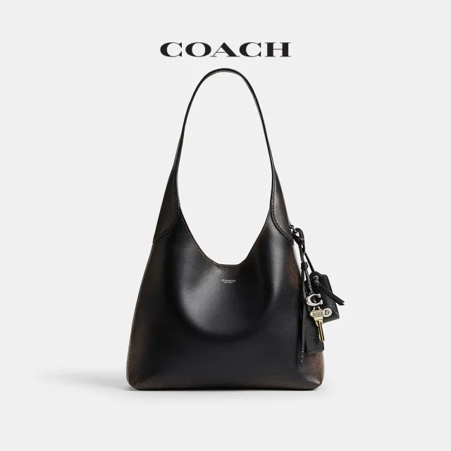 【COACH】蔻馳官方直營 BROOKLYN 28 復古摯愛皮革單肩手袋 單肩包 肩背包(CBH44)