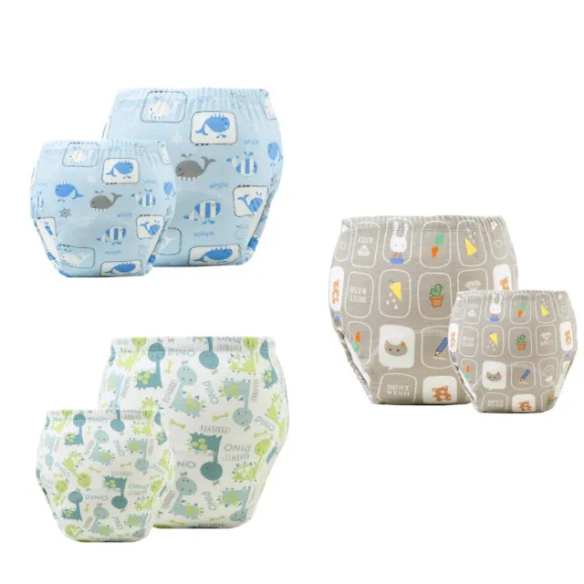 【KIDS PARK】寶寶學習褲/6入組(嬰兒幼兒尿布褲/戒尿布訓練褲/童裝內衣褲/卡通內褲)