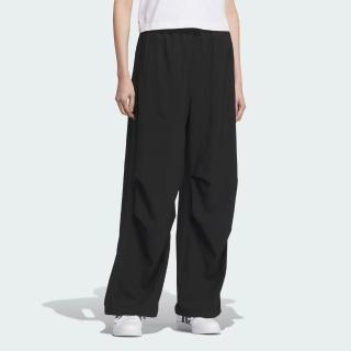 【adidas 愛迪達】長褲 女 運動褲 寬鬆 WV PNT 黑 KC0091(L5110)
