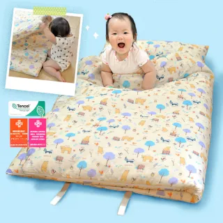 【Embrace 英柏絲】100%純天絲 兒童防踢睡袋-含被胎 幼兒園睡袋(露營適用 四季適用 防踢設計)