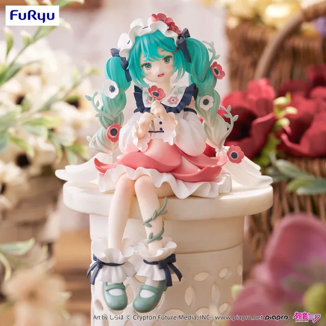 FuRyu】初音未來MIKU 秋牡丹花之妖精泡麵蓋公仔- momo購物網- 好評推薦