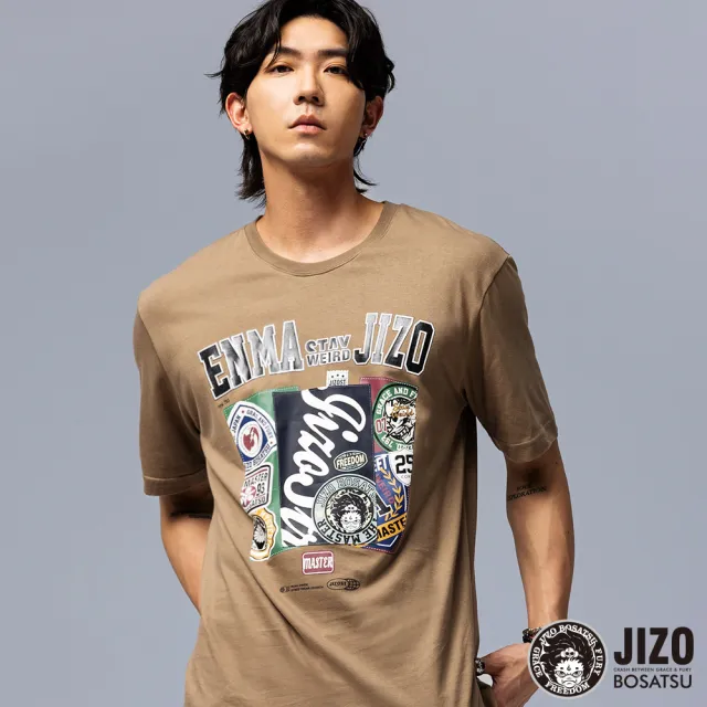 【BLUE WAY】男裝 地造潮流路標貼布 短袖 上衣-地藏小王