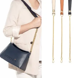 【PEPPER’S】交換禮物 PEGASUS 牛皮金鍊長背帶 - 琥珀棕/淺石灰/杏仁白/午夜藍(真皮包包 背帶 金鍊