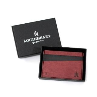 【LOGINHEART】免取卡正面感應卡夾 氣勢紅黑 卡夾 卡套 悠遊卡信用卡 各類卡片 直接感應不受其他卡片幹擾