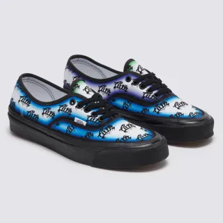 【VANS 官方旗艦】Alva Skate Authentic 44 DX 藍色/黑色印花專業滑板鞋