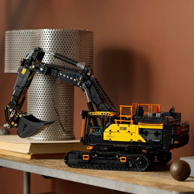 【LEGO 樂高】科技系列 42215 Volvo EC500 Hybrid 挖掘機(工程玩具 STEAM教育 居家擺設 積木)