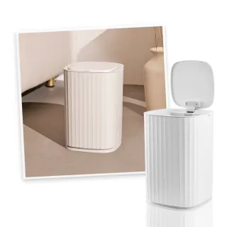 【台隆手創館】角度學 自動除臭感應垃圾桶-13L 台隆獨家侘寂白 ANGLE METHODS(AMCLTR001)