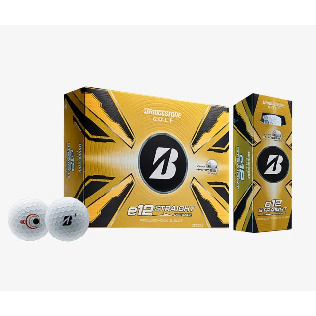 【BRIDGESTONE 普利司通】e12 Straight Golf Ball高爾夫球(3層球)