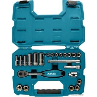 【MAKITA 牧田】B-65573 23pcs四分套筒工具組(B-65573)