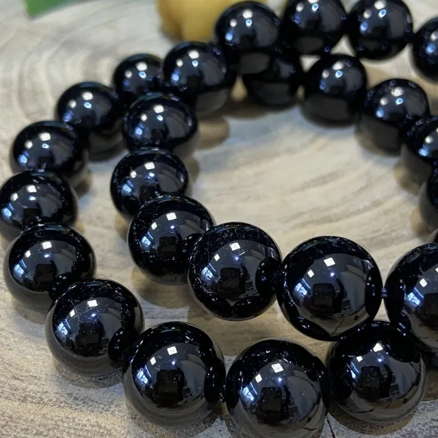 【Cozy 世界水晶原礦與茶】黑碧璽手珠 8mm 33-4(消除負能量與電磁波)