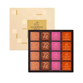 【GODIVA官方直營】片裝巧克力禮盒16片裝(生日禮、情人節、聖誕節)