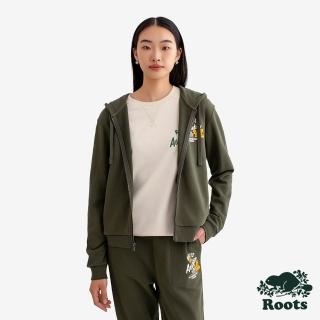 【Roots】Roots女裝- HARVEST GLOW 連帽外套(深墨綠)