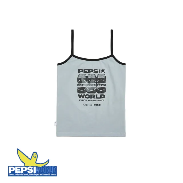 【Mark Gonzales】女款 MG X Pepsi 細肩上衣-藍色(百事可樂聯名)