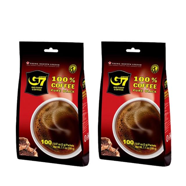 【G7】純咖啡 100入x2包(量販包)