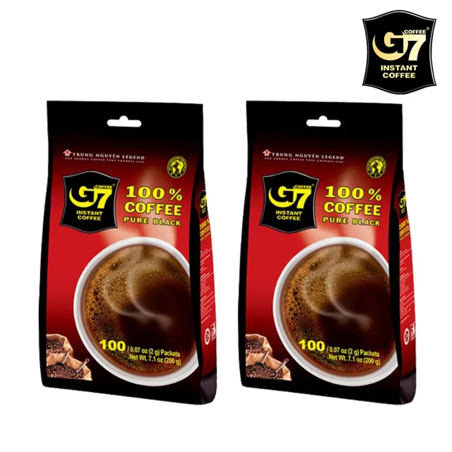 【G7】純咖啡 100入x2包(量販包)