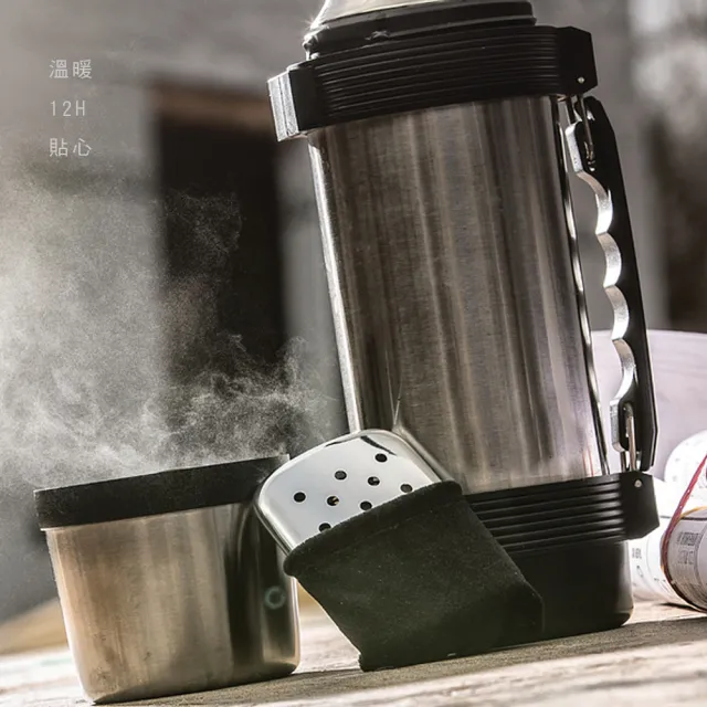 【Zippo官方直營】暖手爐 懷爐-大型銀色-12小時＋133MLZippo專用油(暖手爐 懷爐)