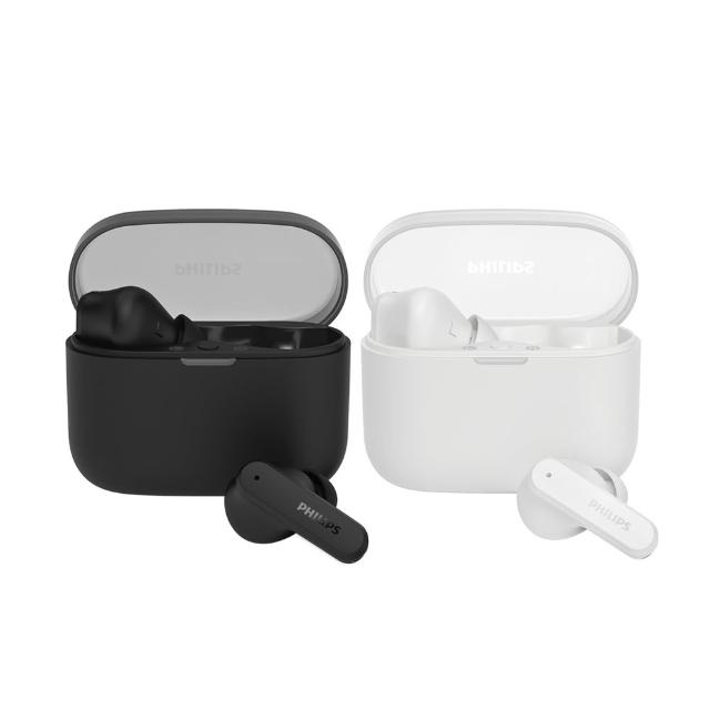 【Philips 飛利浦】AI降噪4麥克風強化低音藍牙耳機-TAT2000
