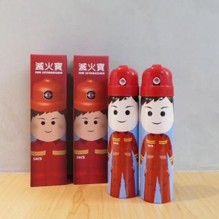 【SKS 新光保全】滅火寶FIREOUT 滅火器 超殺雙入組(泡沫/MIT/台灣製/環保/無毒/居家/車用/防災/耐高溫)