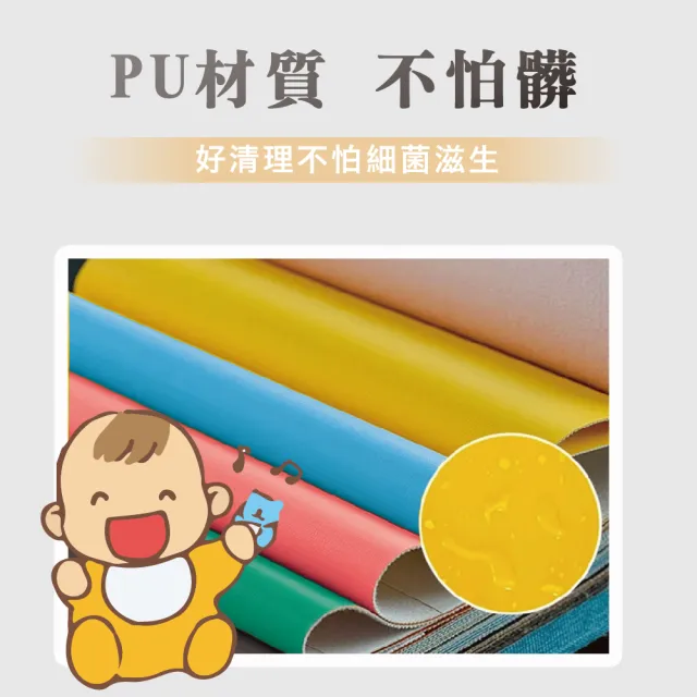 【KIDS PARK】PU防撞防水軟包6入組(壁貼軟墊形式/加厚軟包/嬰幼兒童保護隔音棉/牆壁貼/背景牆佈置)