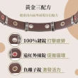 【&MORE 愛迪莫】Urban 皮革健康手環.手鍊(潮流款/鈦鍺)