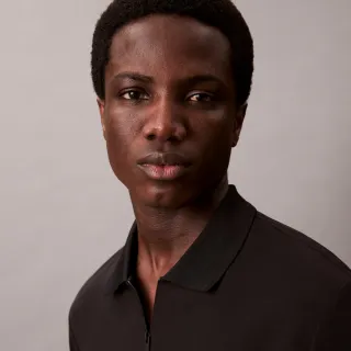 【CALVIN KLEIN】官方旗艦館CK 技術材質拉鍊領 Polo 衫_黑色