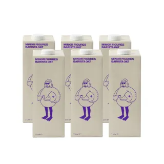 【Minor Figures 小人物】濃厚版燕麥奶- 咖啡師 1000ml x6罐(有機/乳糖不耐/大豆堅果過敏/素食 適用)