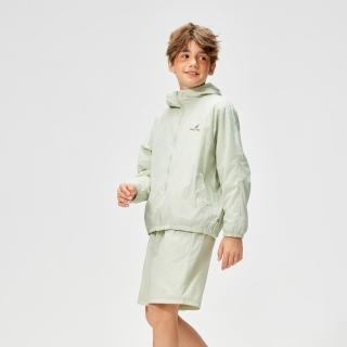 【NAUTICA KIDS】淺綠背印字防風外套 6-18歲 N6631433(Nautica kids 輕薄防風外套)