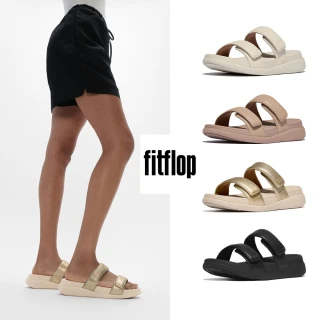 【FitFlop】F-MODE GO 可調式厚底雙帶涼鞋-女(四色)