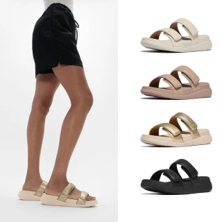 【FitFlop】F-MODE GO 可調式厚底雙帶涼鞋-女(四色)