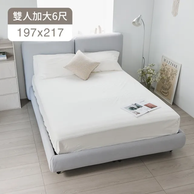 【完美主義】Mellow極簡 貓抓布 內崁式床組 6尺(雙人加大 床架組 床架 床頭)