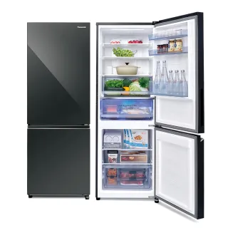 【Panasonic 國際牌】300公升一級能效玻璃門雙門變頻冰箱(NR-B301VG-X1)