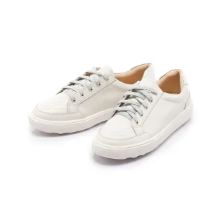 【FAIR LADY】軟實力 百搭真皮小白休閒鞋(銀、503103)