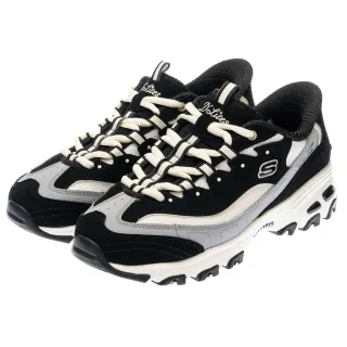 【SKECHERS】舒華 代言款 女鞋 休閒系列 休閒鞋 瞬穿舒適科技 D LITES 寬楦款(150537WBKNT)
