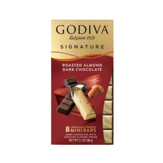 【GODIVA官方直營】醇享系列杏仁黑巧克力4片(生日禮、情人節、聖誕節)