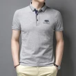 【Billgo】馬球刺繡男上衣短袖POLO衫 4色 M-3XL｜休閒男春夏棉質上衣 比爾購服飾(質感、親膚、百搭)