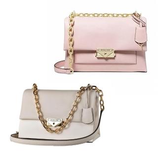 【Michael Kors】翻蓋皮革肩斜兩用鍊包