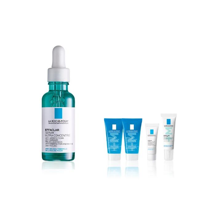 【理膚寶水】極效三重酸煥膚精華30ml 獨家全方位超值組 C(煥膚去粉刺/痘痘/抗痘)
