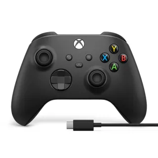 【Microsoft 微軟】XBOX 原廠無線控制器+USB-C 纜線(新包裝)