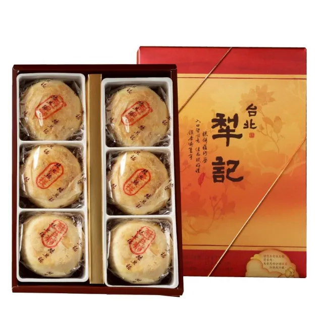【台北犁記】綠豆椪限定禮盒x1盒(滷肉綠豆椪6顆)_年菜 年節禮盒