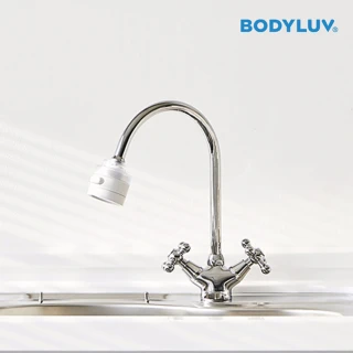 【BODYLUV】第二代廚房水龍頭過濾器(固定型)+第二代濾芯6入
