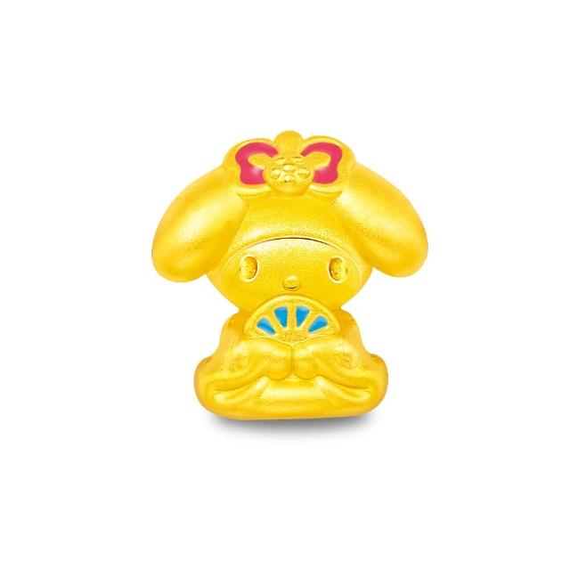 【Just Gold 鎮金店】三麗鷗 女兒節-Melody 黃金串珠