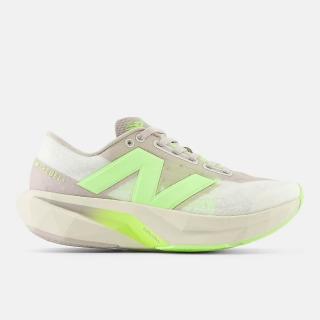 【NEW BALANCE】Fuelcell Rebel V4 女 競速跑鞋 寬楦 厚底 灰 螢光綠(WFCXLUM)