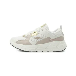 【KangaROOS】AVANTI 寬楦輕量運動鞋 卡其 女鞋 KW52181