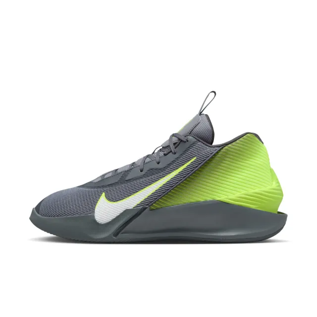 【NIKE 耐吉】籃球鞋 男鞋 運動鞋 包覆 緩震 G.T. JUMP ACADEMY EP 灰螢光綠 HF1804-004