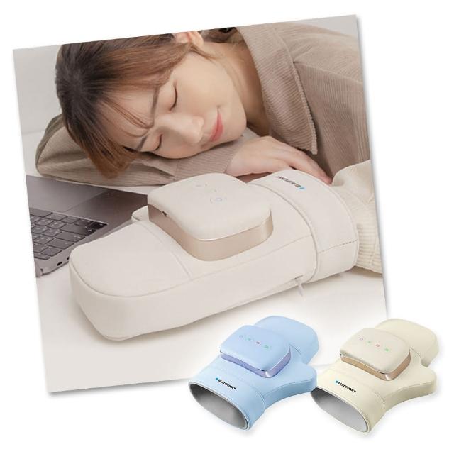  BLAUPUNKT 藍寶 BPB-M20HU 手部按摩器專為手掌設計，採用氣壓式按摩方式，提供舒緩放鬆體驗。尺寸19x24.5x10.2cm，重量約0.55kg，充電式電源5V 1A，最大功率5W，適合日常手部保養。產地中國，無遙控器，保固1年，BSMI許可字號R33599，非個人衛生用品。 