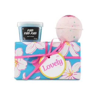 【LUSH 嵐舒】可人兒禮盒 泡澡球/沐浴露(花香/去角質/聖誕節/交換禮物/送禮)