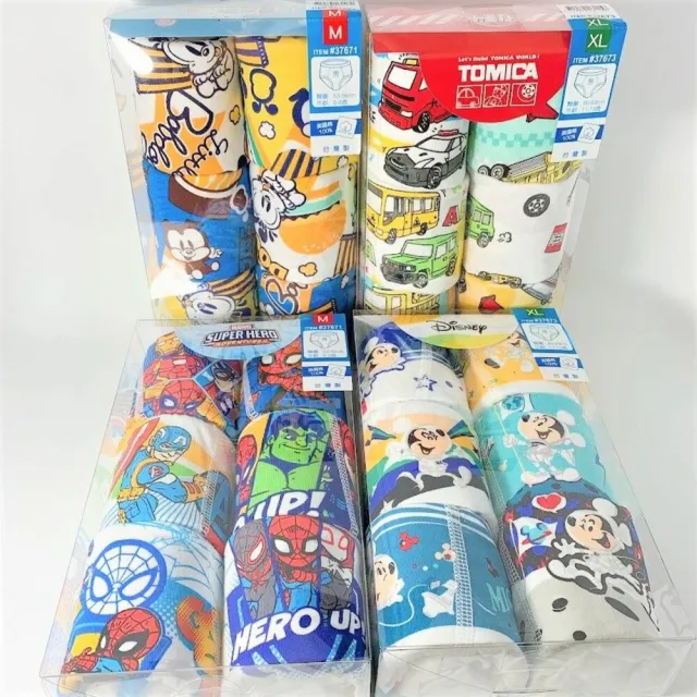 【TOMICA】台灣製男童卡通三角內褲-6入組 