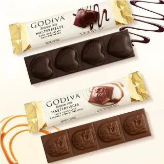 【GODIVA官方直營】買一送一經典大師巧克力棒*共24條(生日禮、情人節、新年)