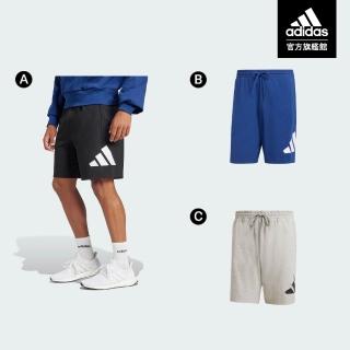 【adidas 愛迪達】ESSENTIALS 休閒運動短褲 運動褲 男(多款任選)
